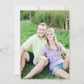 Red Poker Chip Monogram Vegas Wedding Invitation Kaart (Achterkant)