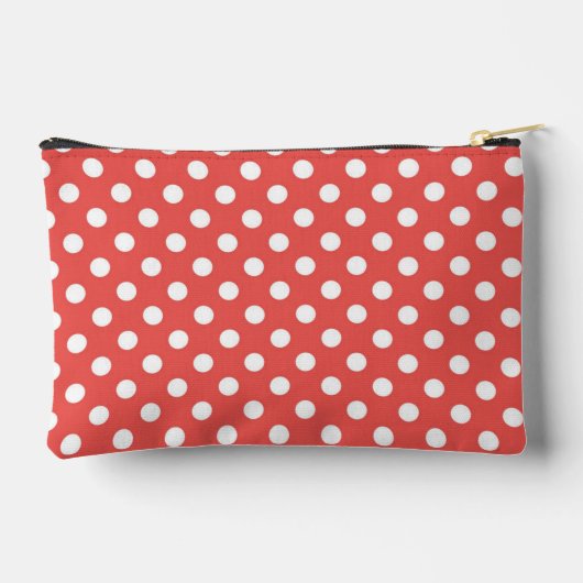 Red Polka Dot and Black Cat Personalized Etui (Achterkant)