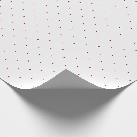 Red Polka Dot Cadeaupapier (Hoek)