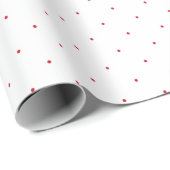 Red Polka Dot Cadeaupapier (Rol Hoek)