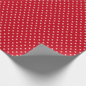Red Polka Dot Cadeaupapier (Hoek)