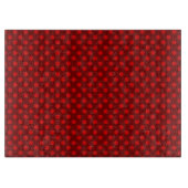 Red Polka Dot Cutting Board Snijplank (Voorkant)