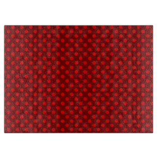 Red Polka Dot Cutting Board Snijplank