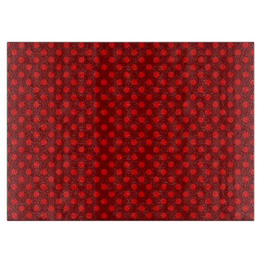 Red Polka Dot Cutting Board Snijplank (Voorkant)