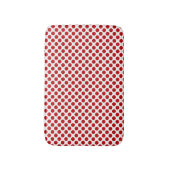 Red Polka Dot Design - Badmat (Voorkant Verticaal)