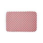 Red Polka Dot Design - Badmat (Voorkant)