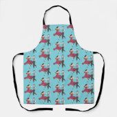 Red Polka Dot Dress Swing Dance Schort (Voorkant)