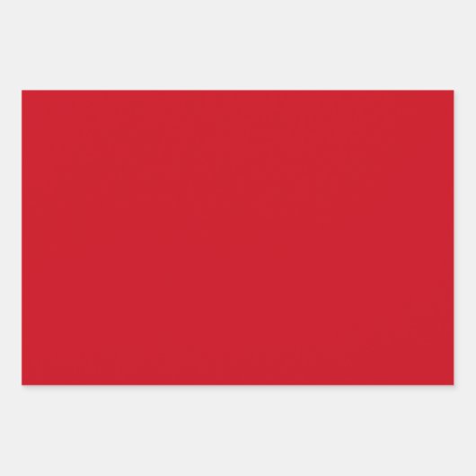 Red Polka Dot en Striped en Solid Inpakpapier Vel (Voorkant 3)