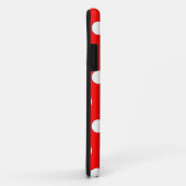 Red Polka Dot iPhone 5 Hoesje (Achterkant/rechts)