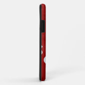 Red Polka Dot iPhone Case (Achterkant/rechts)