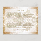 Red Polka Dot Lips Instruction Flyer - Gold (Achterkant)