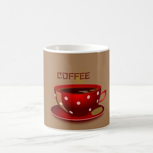 Red Polka Dot Mok (Center)
