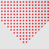 Red Polka Dot on White Tissue Paper Tissuepapier (Detail)