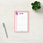 Red Polka Dot Red Wine Diamonds TO-DO's Post-it® Notes (Kantoor)