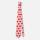Red Polka Dot Stropdas (Voorkant)