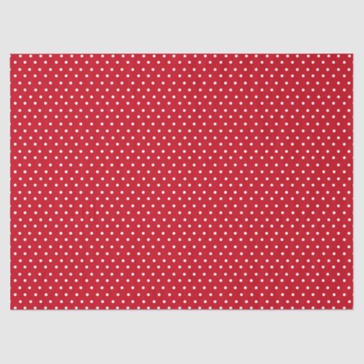 Red Polka Dot Tissuepapier (Voorkant)
