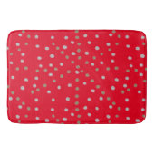 Red Polka Dots Badmat (Voorkant)