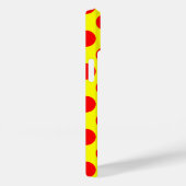 Red Polka Dots Case-Mate iPhone Case (Achterkant / Rechts)