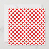 Red Polka Dots Kaart (Voorkant)