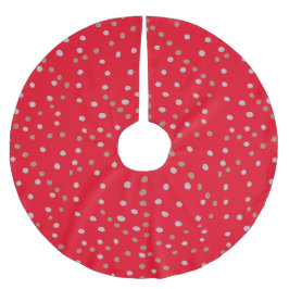 Red Polka Dots Kerstboom Rok