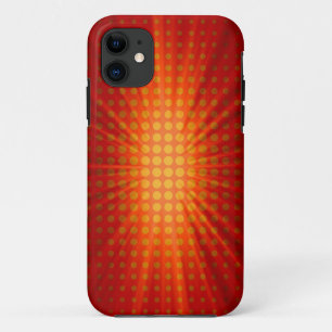 Red Polka Dots met Star Light Case-Mate iPhone Case