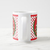Red Polka Dots Mug Grote Koffiekop (Achterkant)