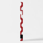 Red Polka Dots, Polka Dot Pattern, Jouw naam iPhone Hoesje (Linkerkant)