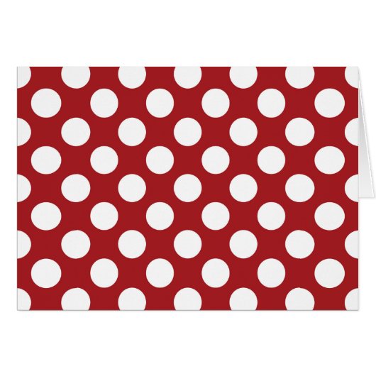 Red Polka Dots, Polka Dot Pattern, Stippen, gedopt (Voorkant Horizontaal)