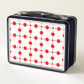 Red Polka Dots, Polka Dot Pattern, Stippen, gedopt (Achterkant)