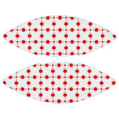 Red Polka Dots, Polka Dot Pattern, Stippen, gedopt American Football (Panelen)