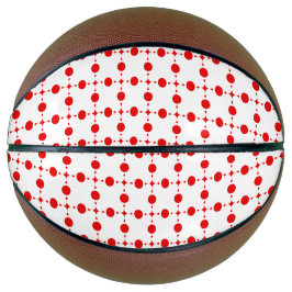 Red Polka Dots, Polka Dot Pattern, Stippen, gedopt Basketbal