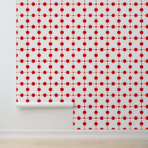 Red Polka Dots, Polka Dot Pattern, Stippen, gedopt