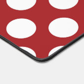 Red Polka Dots, Polka Dot Pattern, Stippen, gedopt Bureaumat (Hoek)