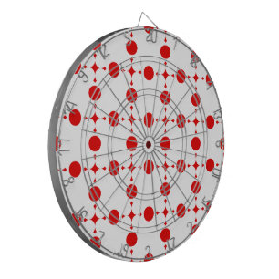 Red Polka Dots, Polka Dot Pattern, Stippen, gedopt Dartbord