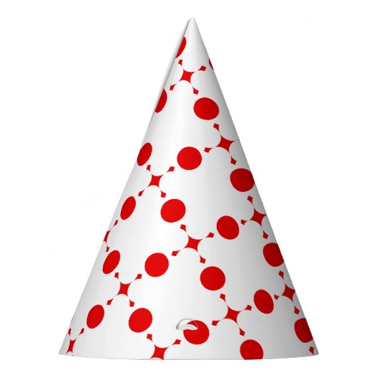 Red Polka Dots, Polka Dot Pattern, Stippen, gedopt Feesthoedjes (Links)