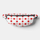Red Polka Dots, Polka Dot Pattern, Stippen, gedopt Heuptasje (Liggend)
