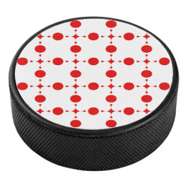 Red Polka Dots, Polka Dot Pattern, Stippen, gedopt Hockey Puck