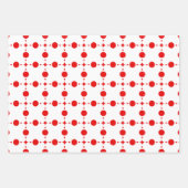 Red Polka Dots, Polka Dot Pattern, Stippen, gedopt Inpakpapier Vel (Voorkant)