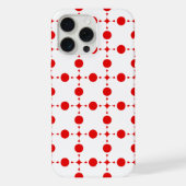 Red Polka Dots, Polka Dot Pattern, Stippen, gedopt iPhone Hoesje (Achterkant)
