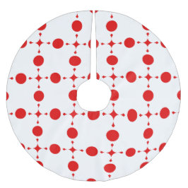 Red Polka Dots, Polka Dot Pattern, Stippen, gedopt Kerstboom Rok
