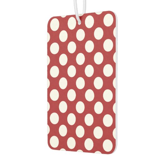 Red Polka Dots, Polka Dot Pattern, Stippen, gedopt Luchtverfrisser (Links)