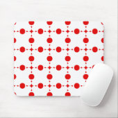 Red Polka Dots, Polka Dot Pattern, Stippen, gedopt Muismat (Met muis)