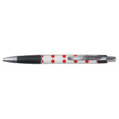 Red Polka Dots, Polka Dot Pattern, Stippen, gedopt Pen (Achterkant)