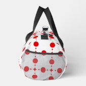 Red Polka Dots, Polka Dot Pattern, Stippen, gedopt Plunjezak (Rechts)