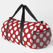 Red Polka Dots, Polka Dot Pattern, Stippen, gedopt Plunjezak (Rechterhoek)