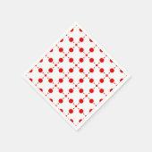 Red Polka Dots, Polka Dot Pattern, Stippen, gedopt Servet (Hoek)