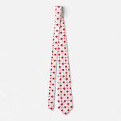 Red Polka Dots, Polka Dot Pattern, Stippen, gedopt Stropdas (Achterkant)