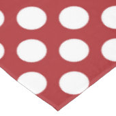 Red Polka Dots, Polka Dot Pattern, Stippen, gedopt Tafelkleed (Gekanteld)