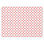 Red Polka Dots, Polka Dot Pattern, Stippen, gedopt Tafelkleed (Voorkant (Horizontaal))