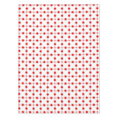 Red Polka Dots, Polka Dot Pattern, Stippen, gedopt Tafelkleed (Voorkant)